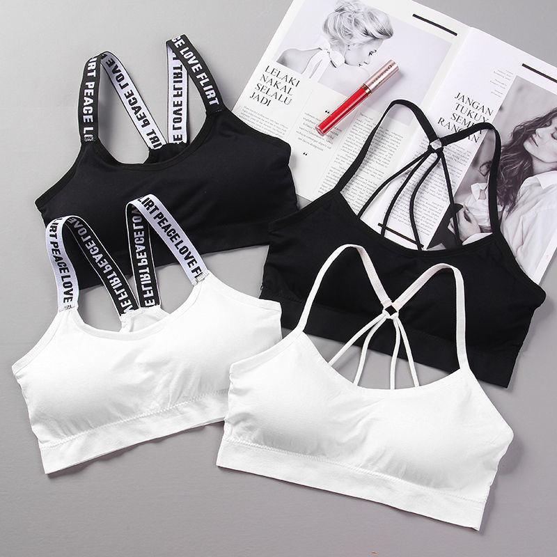 T Shirt Bra Seamless - Sutiã esportivo feminino respirável, sexy, sem