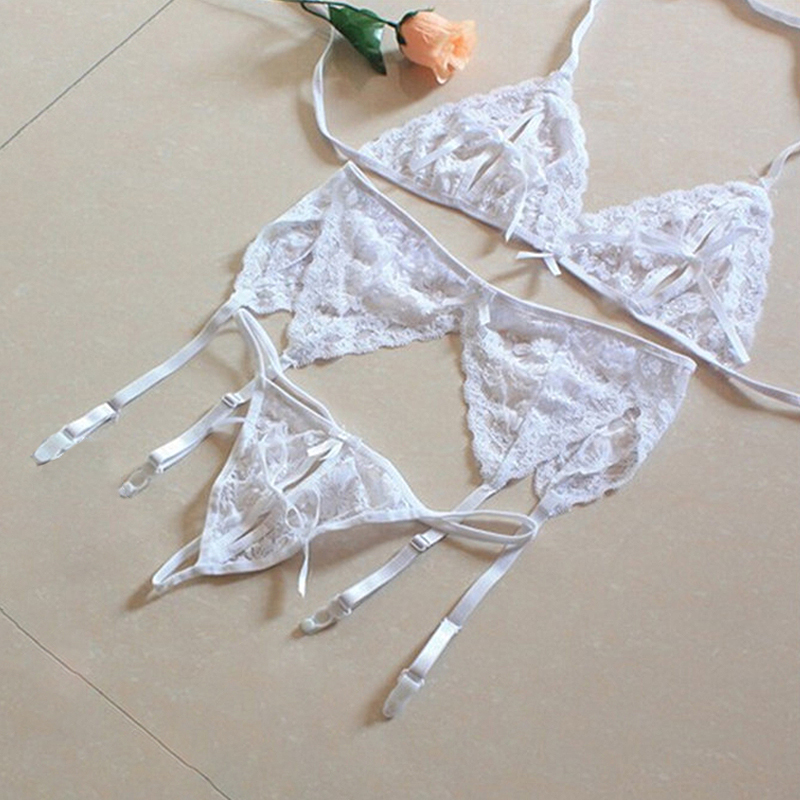 1 conjunto de lingerie feminin - Sheer Mesh Bra avaliação e preço