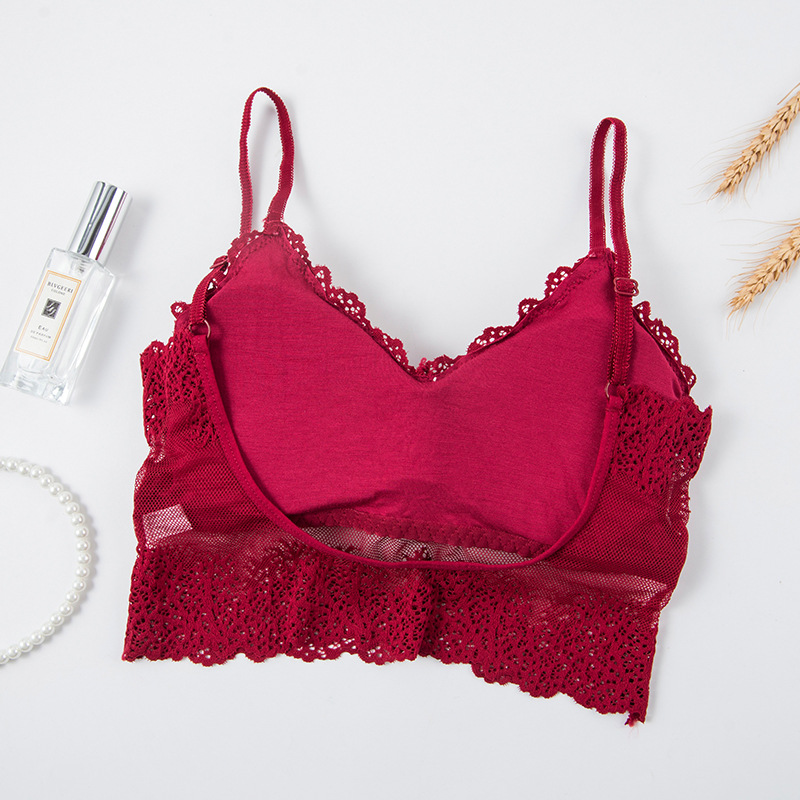3D Sexy Lingerie Seamless Spor - Lace Bralette Set avaliação e preço